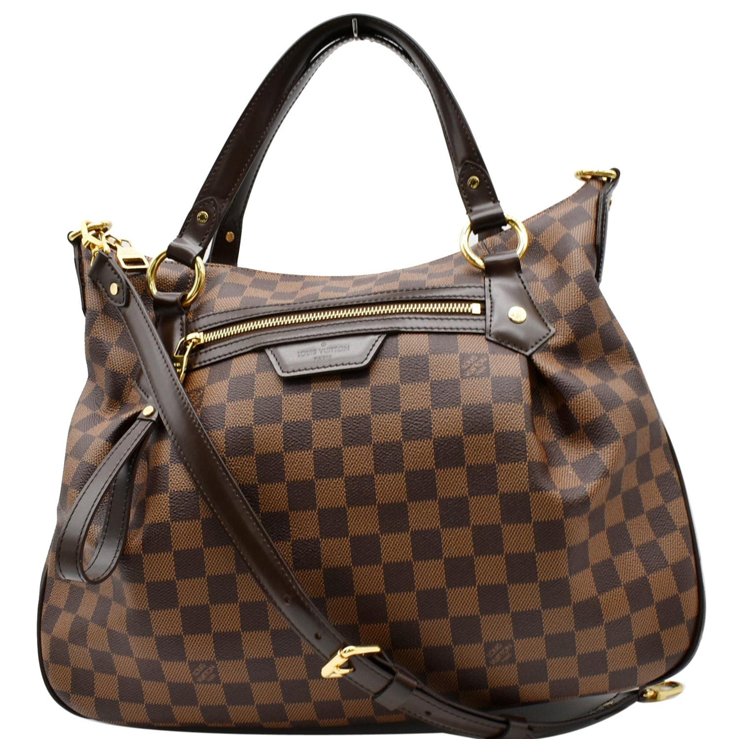 LOUIS VUITTON Damier Ebene Irovo MM Shoulder Bag