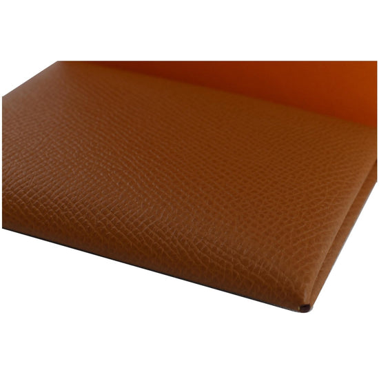 Hermes Colvert/Khaki Epsom Leather Calvi Pouch GM at 1stDibs