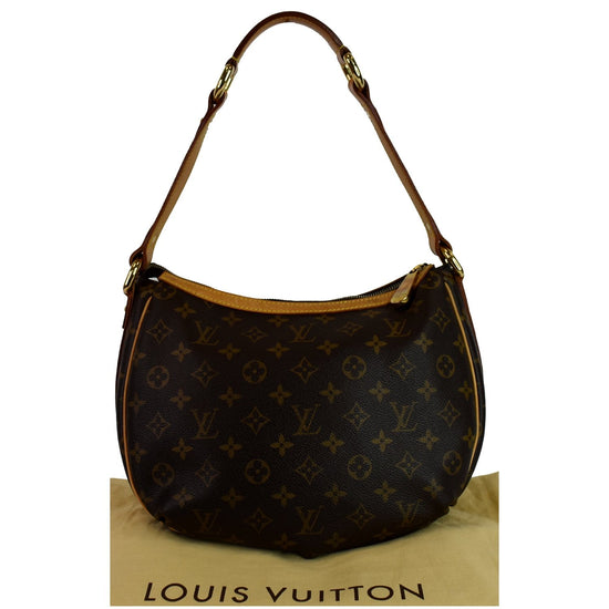Twist Louis Vuitton Brown Monogram Tulum Pochette Cloth ref.951550