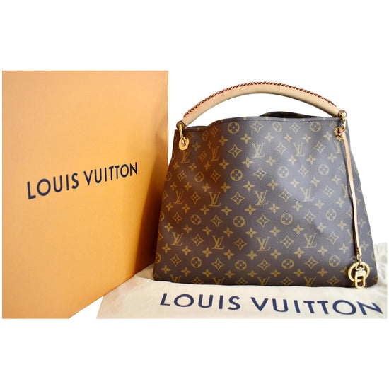 Louis Vuitton, Large Artsy Monogram Canvas Bag, Rubberized Cotton Canvas In  Classic Logo Print