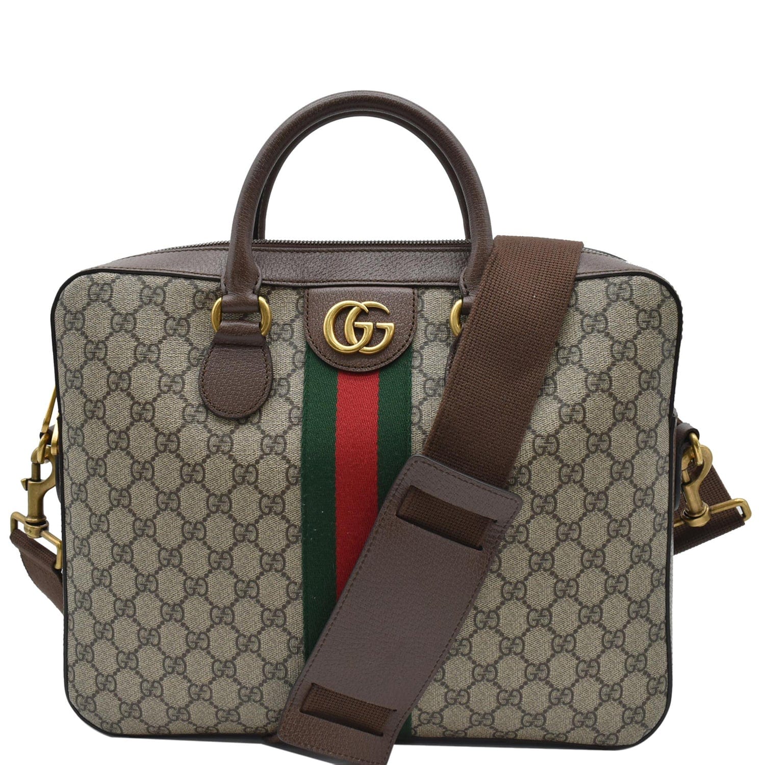 Leather bag & pencil case Gucci Beige in Leather - 30021012
