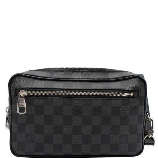 Cloth clutch bag Louis Vuitton Black in Cloth - 37037624