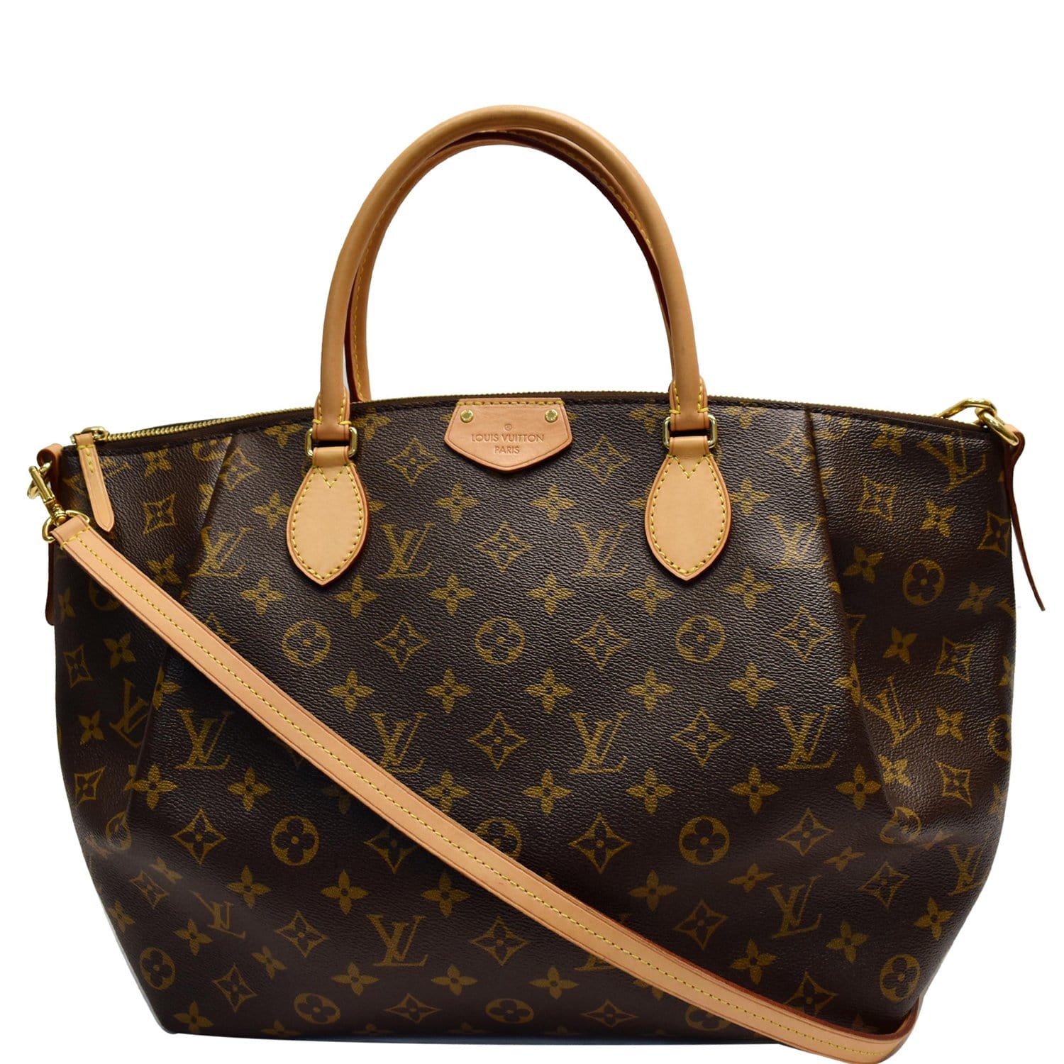 Louis Vuitton Turenne GM Monogram Canvas 2 Way Bag Brown