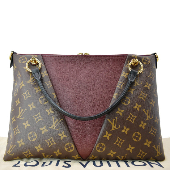 LOUIS VUITTON Monogram V Tote MM Bordeaux 1196338