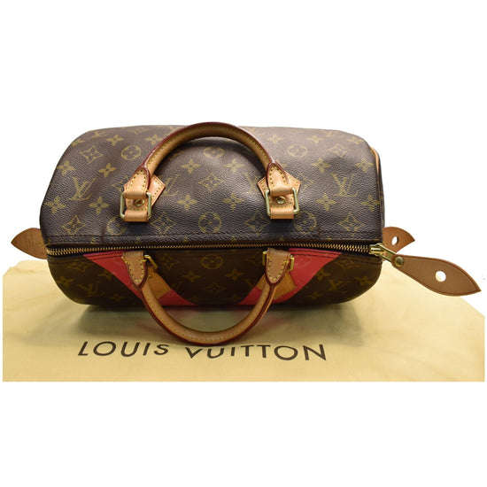 Louis Vuitton Speedy 30 Limited Edition Grenade V Monogram Handbag. at  1stDibs