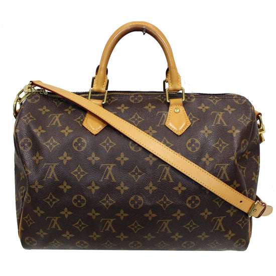 Louis Vuitton Monogram Canvas Speedy Bandouliere 35 Brown ref