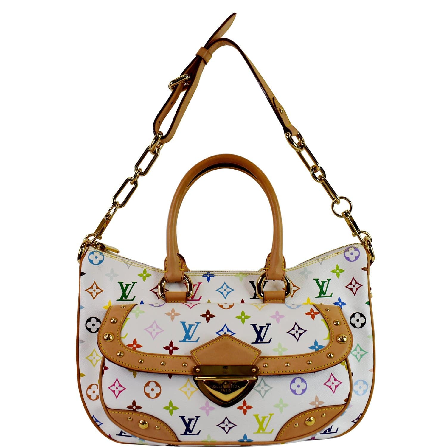 louis vuitton multicolor white