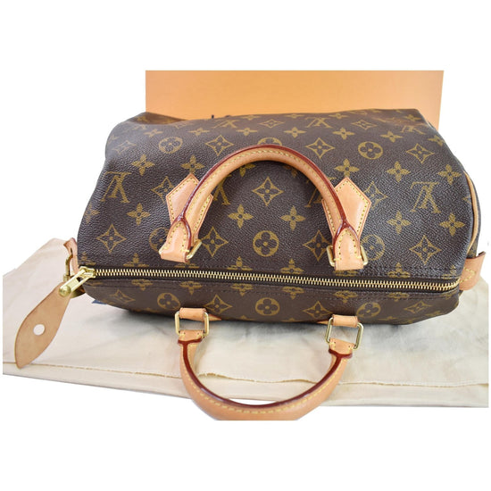 Louis Vuitton Monogram Speedy 30 - Brown Handle Bags, Handbags - LOU885657