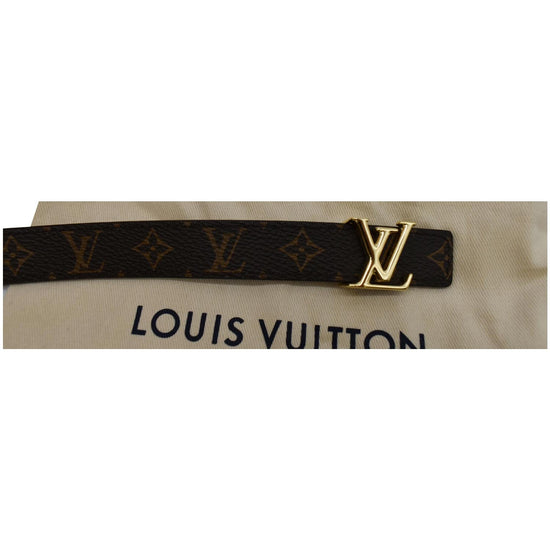 Louis Vuitton LV Initiales Belt Monogram Canvas Wide Brown 2178761