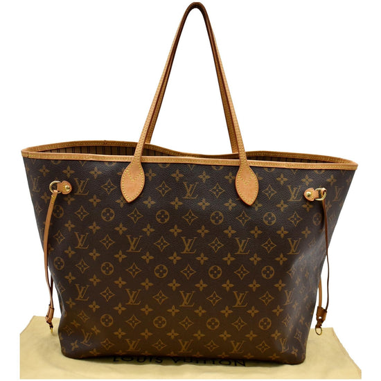 Louis Vuitton Neverfull Gm Brown Monogram Canvas Tote