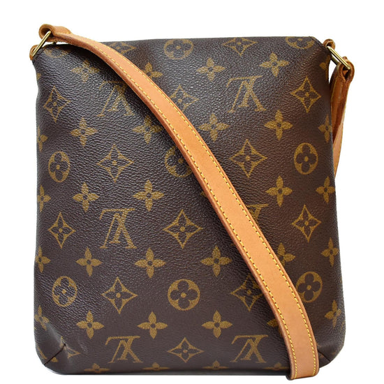 Louis Vuitton Musette Salsa Brown Canvas Shoulder Bag (Pre-Owned)