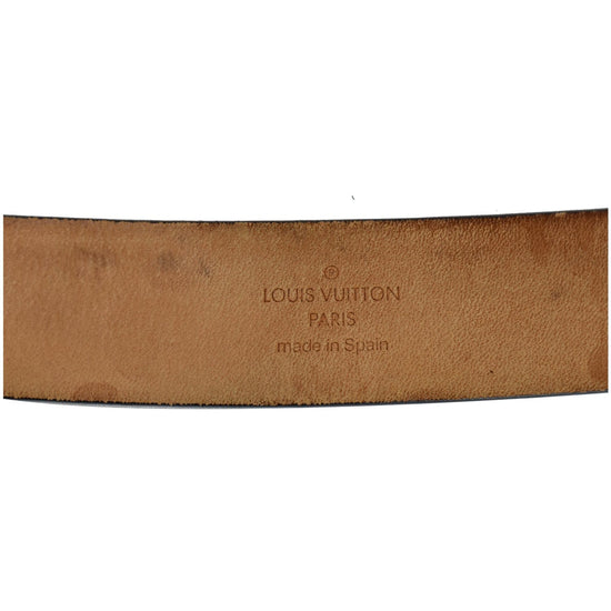 Initiales leather belt Louis Vuitton Brown size 85 cm in Leather - 28470716