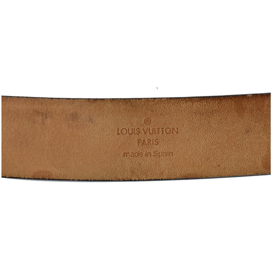 LV Inventeur Leather Belt Size 85/34 – Keeks Designer Handbags