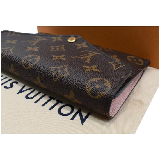 Louis Vuitton Rose Ballerine Monogram Canvas Jeanne Wallet - Yoogi's Closet