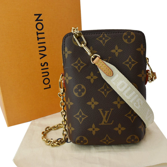 Louis Vuitton Utility Side Bag Monogram Brown in Canvas with Orange Black -  US