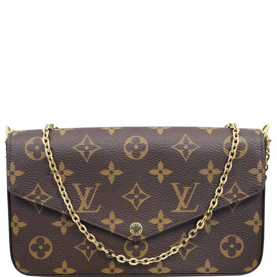 Louis Vuitton Monogram F√ licie Pochette, Brown