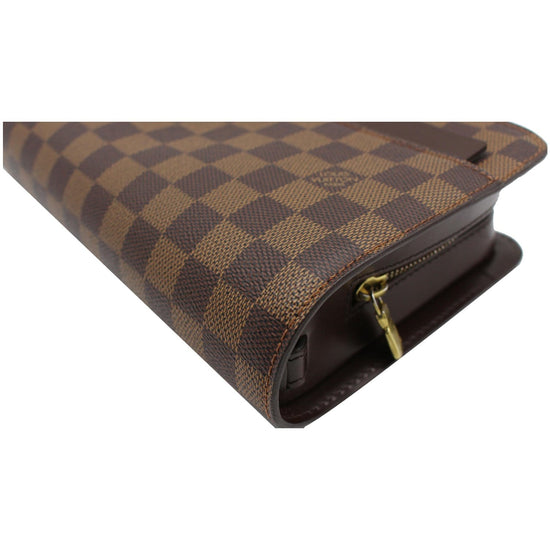 Pochette Saint Louis Clutch Damier Ebene – Keeks Designer Handbags