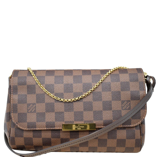 Favorite leather crossbody bag Louis Vuitton Brown in Leather - 35236672