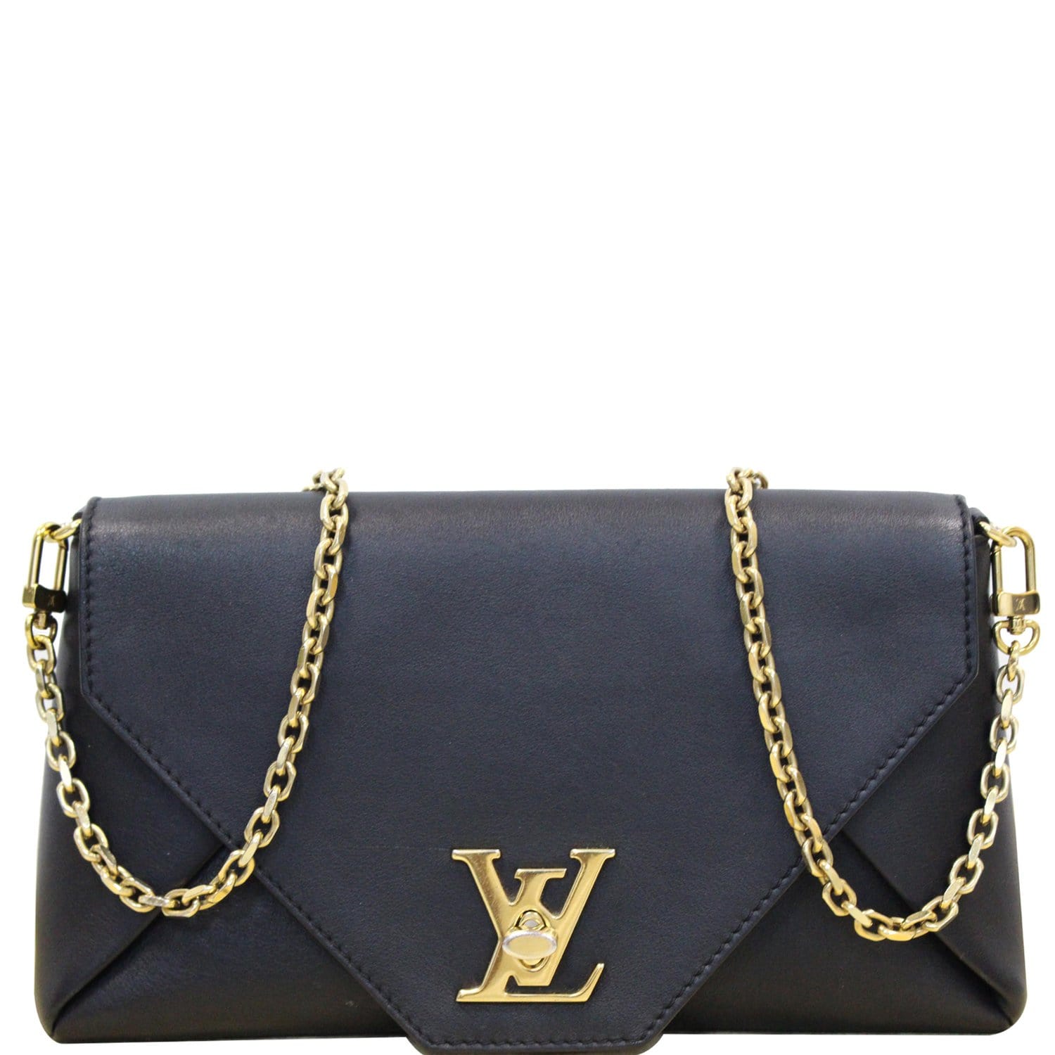 Louis Vuitton Black Leather Studded Love Note (Authentic Pre-Owned) -  ShopStyle Shoulder Bags