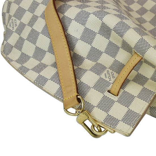 LOUIS VUITTON Girolata Damier Azur Shoulder Bag White