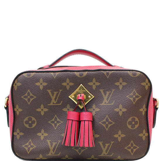 USED Louis Vuitton Saintonge Freesia Pink Monogram Canvas Cross Body B -  MyDesignerly