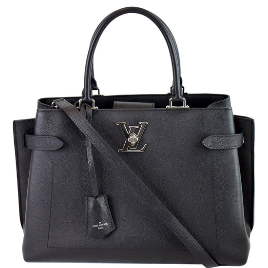 Louis Vuitton Cream & Burgundy Grained Calf Leather Lockme Day Bag, myGemma, CH