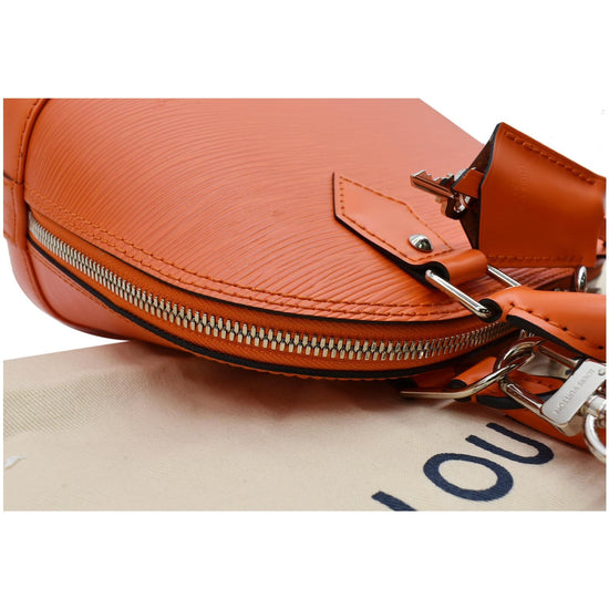 Louis Vuitton Orange Alma BB orange ostrich leather bag - BOPF