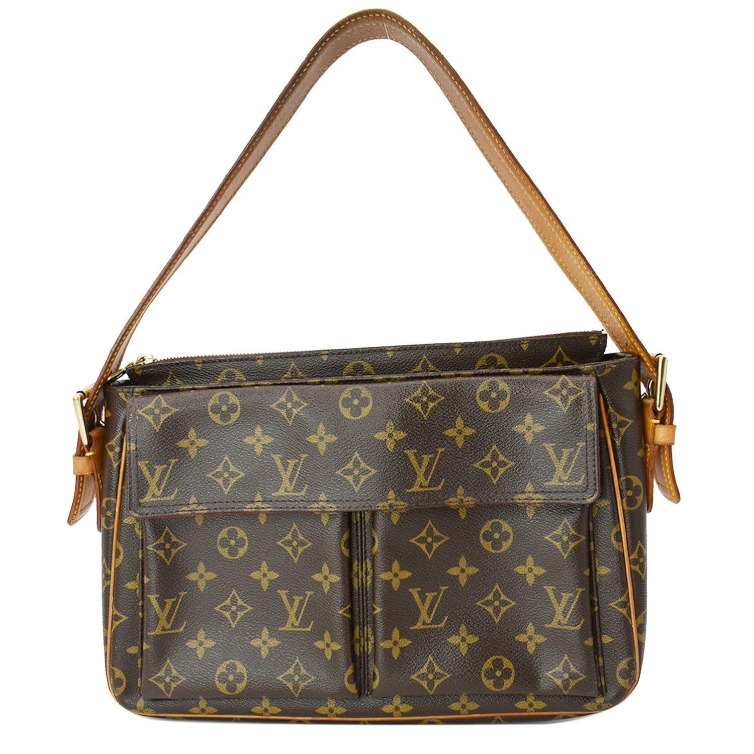 Louis Vuitton 2003 Pre-owned Monogram Viva Cite GM Handbag - Brown