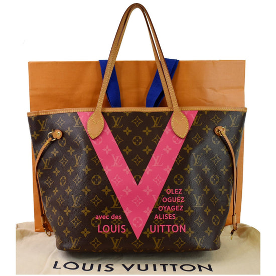 Louis Vuitton Limited Edition 2015 Grenade Monogram V Neverfull MM