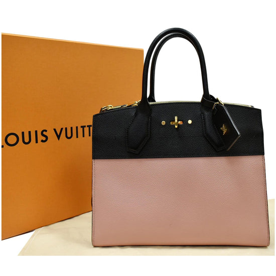 Louis Vuitton City Steamer MM Black/Beige 2-way Bag – Chicago Pawners &  Jewelers
