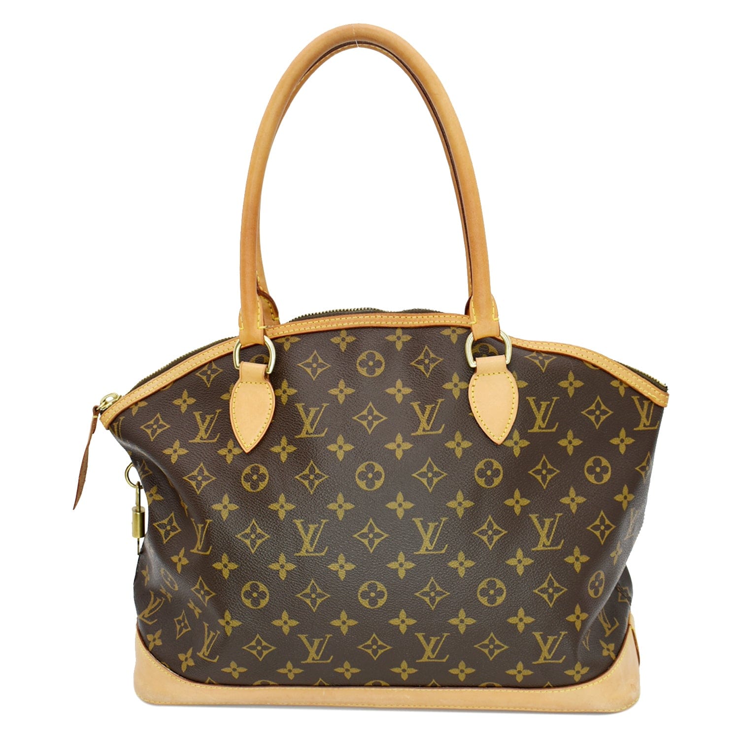 Louis Vuitton Lock It Blurry Monogram Brown in Coated Canvas/Cowhide  Leather with Gold-tone - US