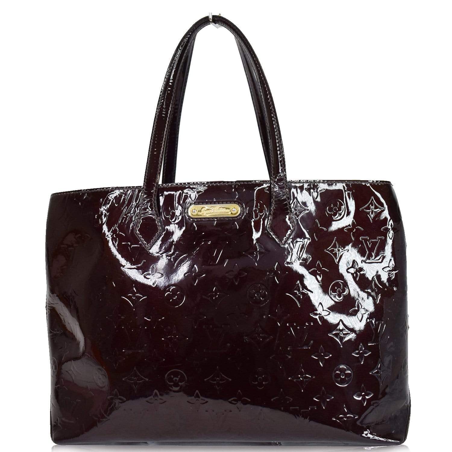 Louis Vuitton - Wilshire MM Vernis Leather Amarante