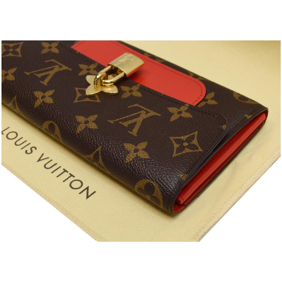 Louis Vuitton Monogram Canvas Flower Lock Compact Wallet (SHF-18992) –  LuxeDH