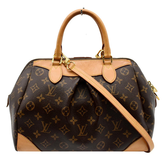 LOUIS VUITTON SEGUR MONOGRAM CANVAS SHOULDER HANDBAG BROWN-CC566-Sold 