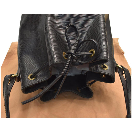 Louis Vuitton Epi Leather Petit Noé Bag - Black – The Hosta