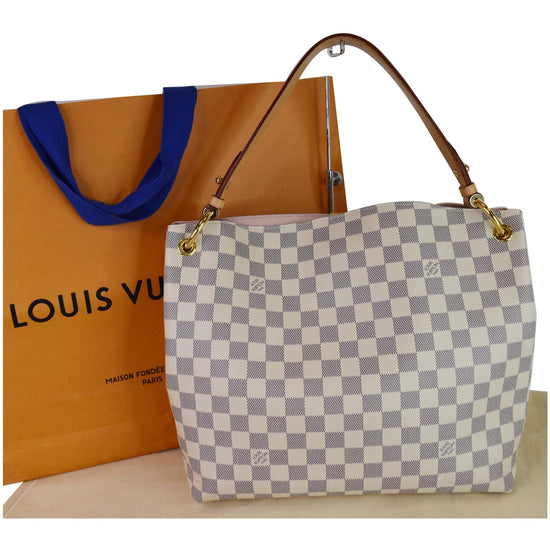 Louis Vuitton Damier Azur Canvas Graceful Pm Shoulder Bag – On Que Style