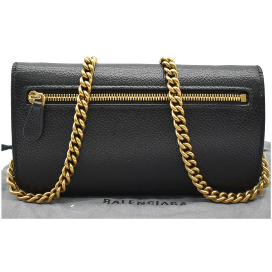 Balenciaga Black Medium Raver Chain Bag  SSENSE