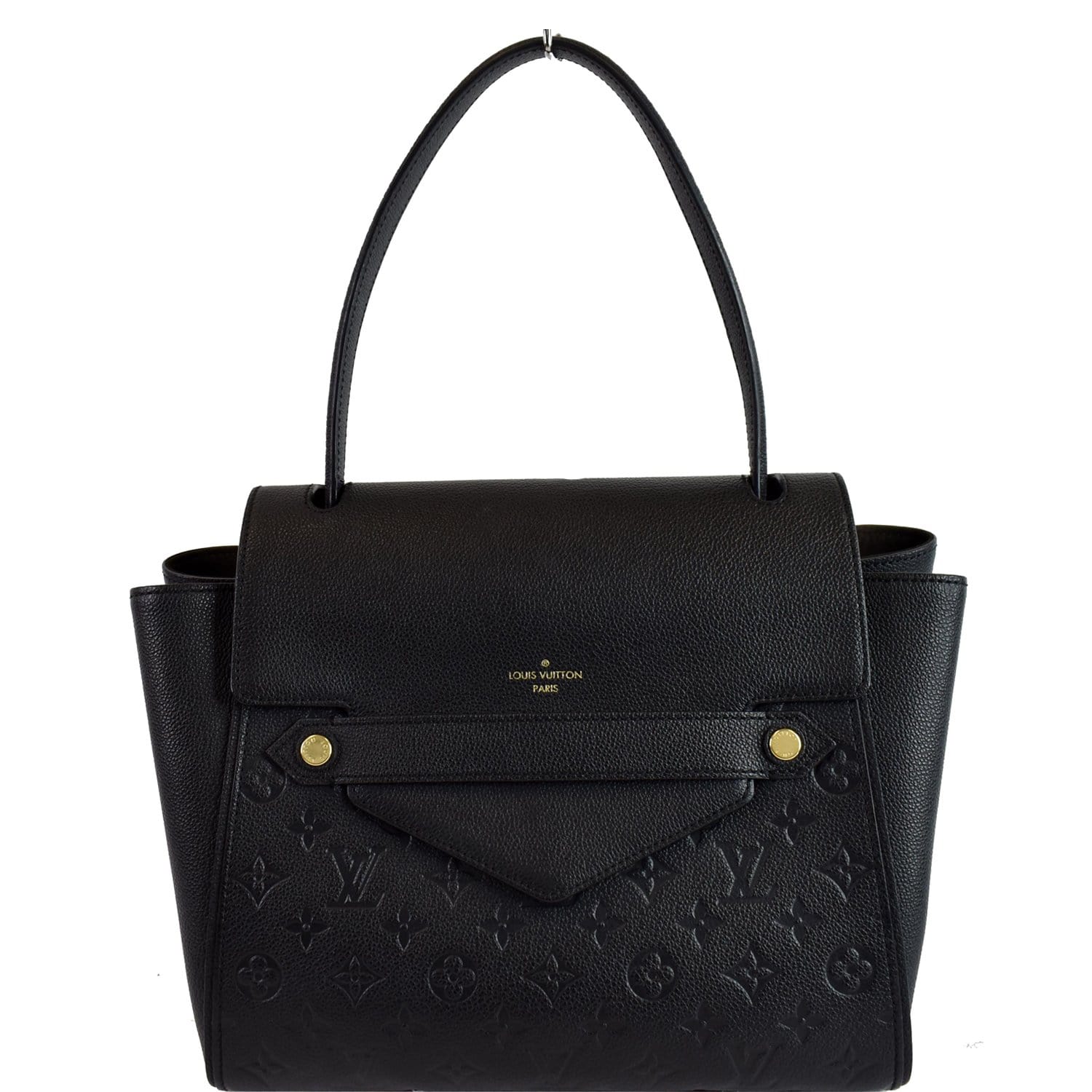 Louis Vuitton 869671 Noir Trocadero Black Leather Shoulder Bag For Sale at  1stDibs