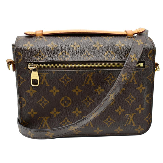 Louis Vuitton Pochette Métis Crossbody Bag Monogram Canvas Ebene brown