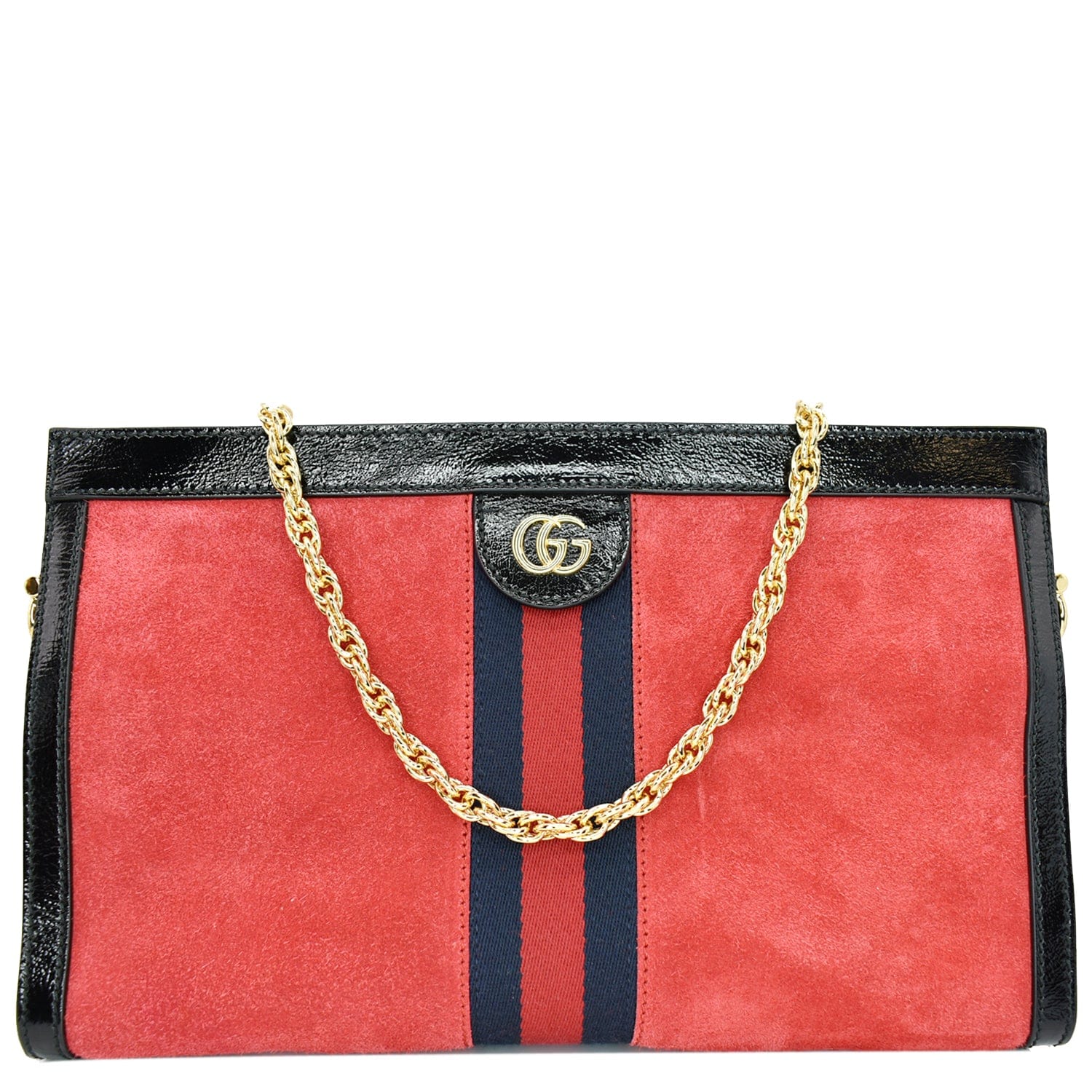 Gucci Red Suede Womens Ladies Crossbag sling bag Authentic Only
