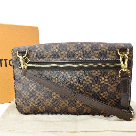 Louis+Vuitton+Hoxton+Crossbody+PM+Brown+Leather for sale online