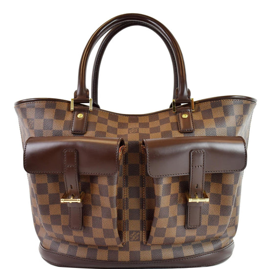  Louis Vuitton, Pre-Loved Damier Ebene Manosque GM, Brown :  Luxury Stores