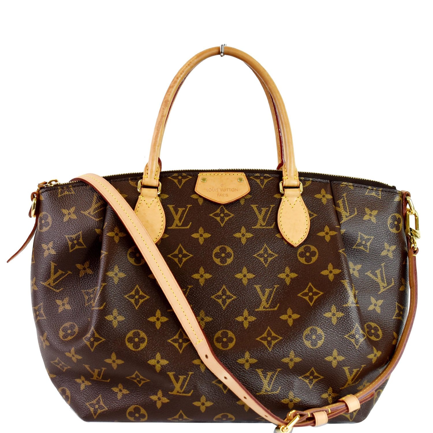 Louis Vuitton LOUIS VUITTON Almintou 2way Handbag Brown X Red