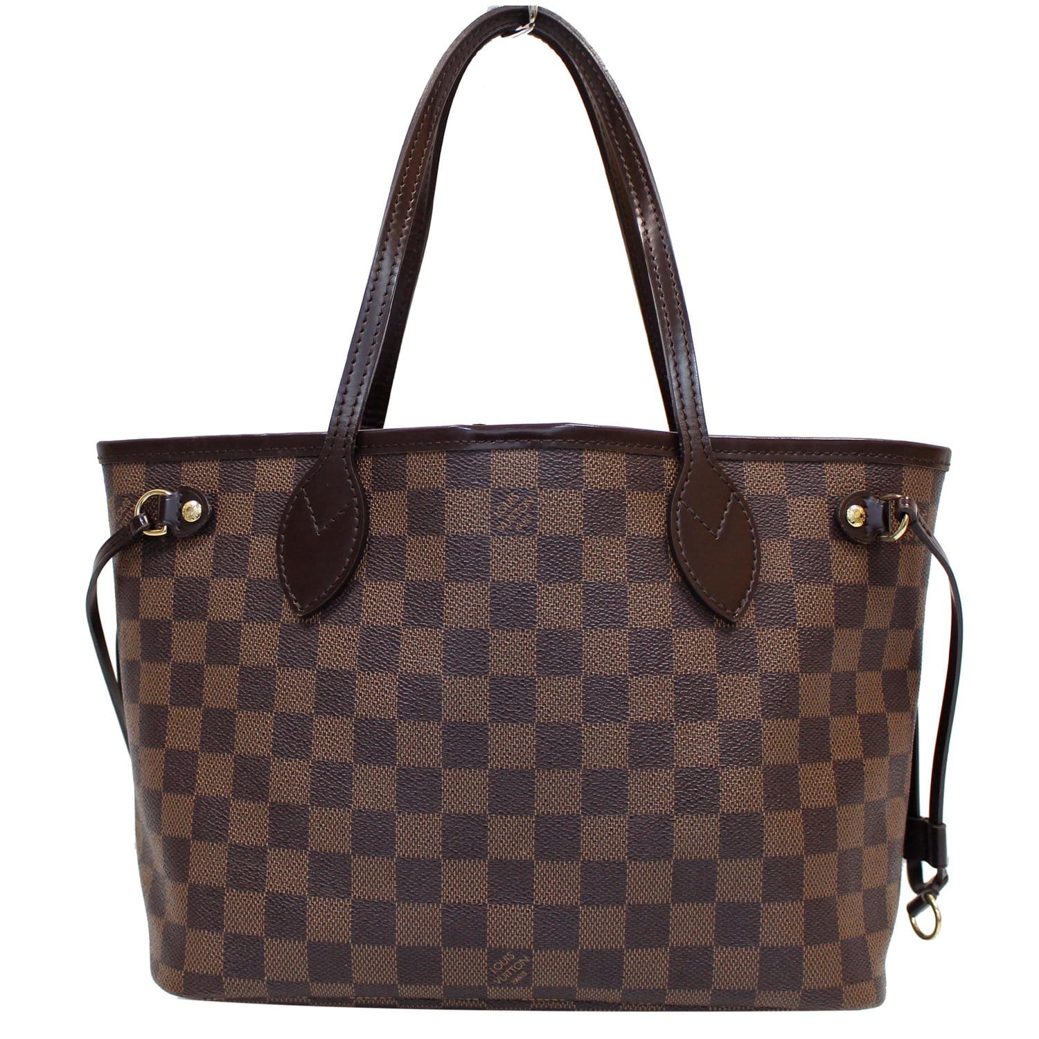 Louis Vuitton 2011 Pre-owned Damier Ebene Neverfull PM Tote Bag - Brown