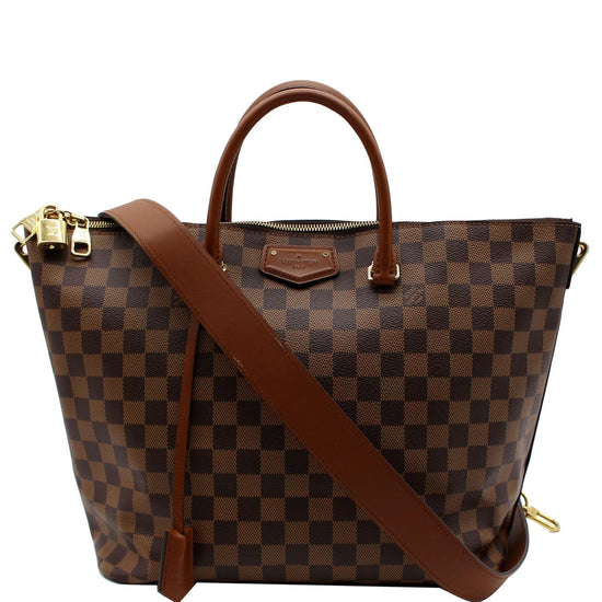 LOUIS VUITTON Belmont NM Damier Ebene Shoulder Bag Brown