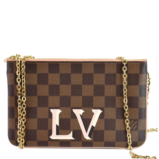 Louis Vuitton Vintage Brown Pochette Melville Crossbody Bag, Best Price  and Reviews