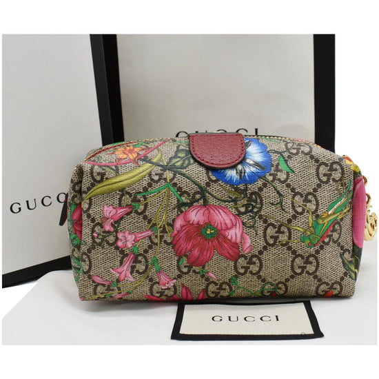 Shop GUCCI GG Supreme Monogram Canvas Chain Bridal Logo Pouches & Cosmetic  Bags by Sunny&co