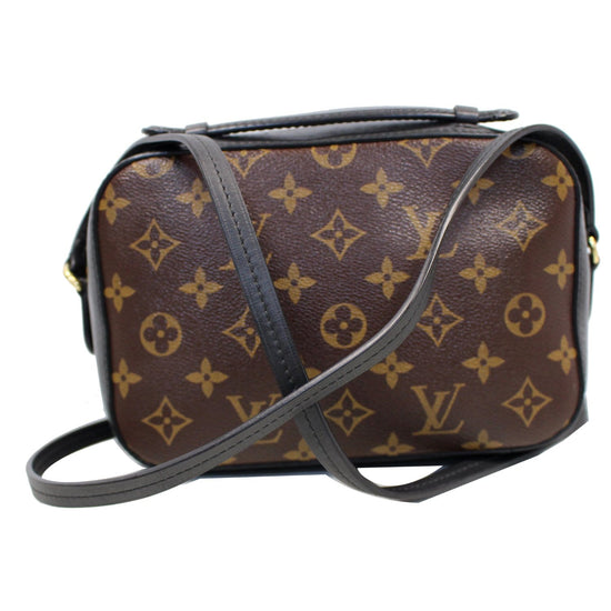 Louis Vuitton Saintonge Monogram Noir Black in Canvas/Calfskin