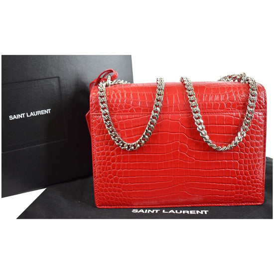 Yves saint laurent red on sale purse