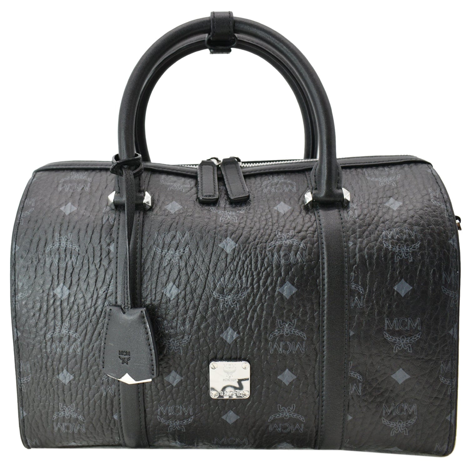 MCM Visetos Essential Boston Bag - ShopStyle